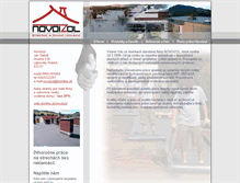 Tablet Screenshot of novoizol.com